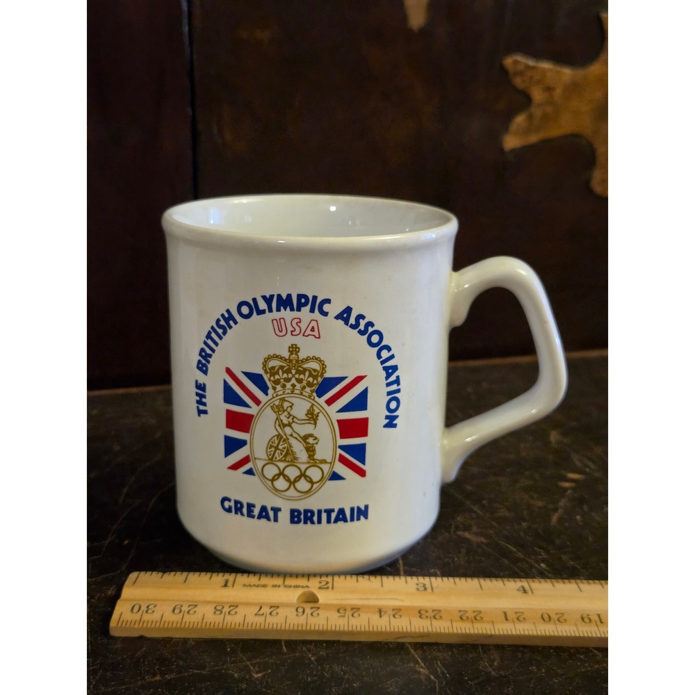 Vintage British Olympic Association Great Britain Mug Made in England Ceramic‎